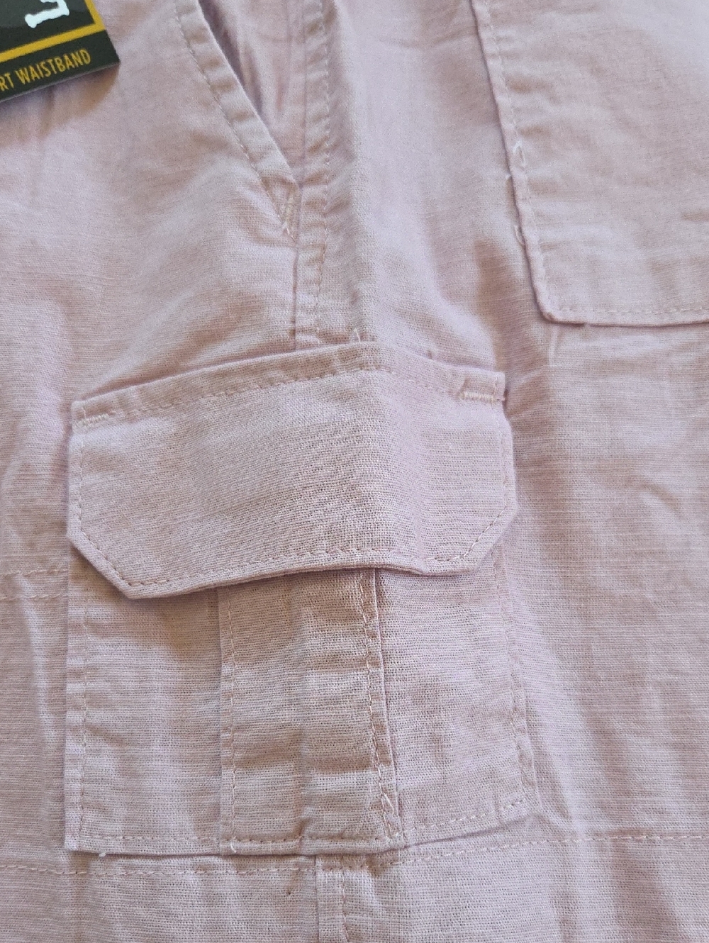Lee Women's Light Pink Cargo Shorts - Picture 4 of 6